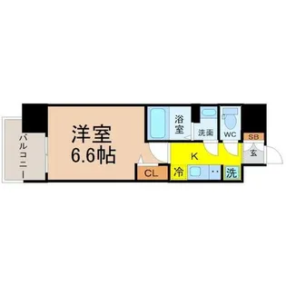 アステリ鶴舞トゥリア【7階】の間取り