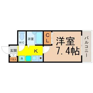 シェリーメゾン【7階】の間取り