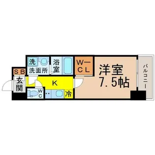ハーモニーレジデンス名古屋今池【12階】の間取り