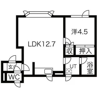 ecoa環状東B【1階】の間取り