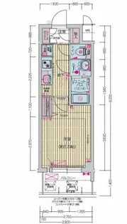 プレサンス谷町九丁目ディセオ【10階】の間取り