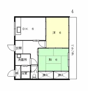 北青山ビル(住居)【3-E号室】の間取り