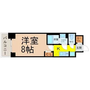 L&Cレジデンス鶴舞公園【15階】の間取り