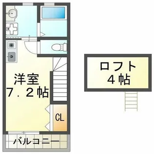 Cycas垂水【2階】の間取り