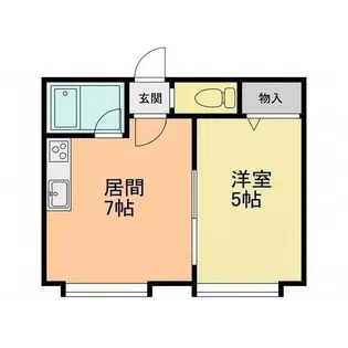 JPコート南郷A【101号室】の間取り
