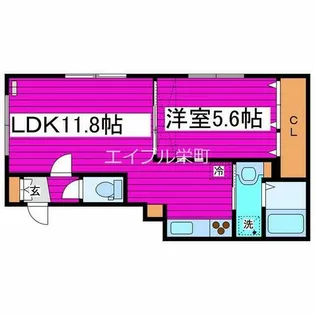 グランメールジュネス【2階】の間取り