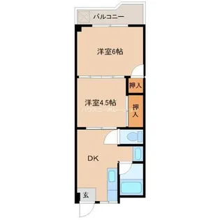 兵庫県尼崎市南塚口町6丁目【マンション】の間取り