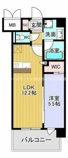 スプランディッド天王寺SOUTH【6階】の間取り