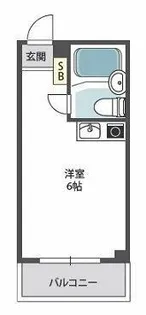 銀玉ハイツ【3階】の間取り