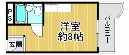 ハイツ富士【2階】の間取り