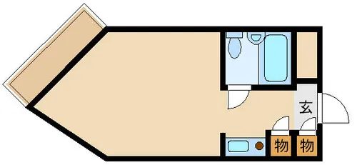 キューブAMX【4階】の間取り