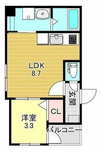 Granstella 帝塚山【1階】の間取り