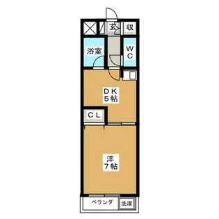 セピアハウスモエ【2階】の間取り