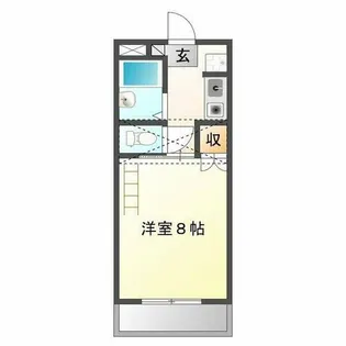 グリーンヒル9【306号室】の間取り