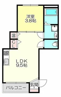 F maison ruelle【3階】の間取り