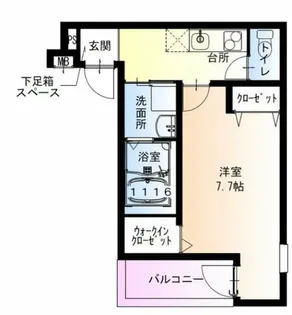 フジパレス長吉長原西I番館【3階】の間取り