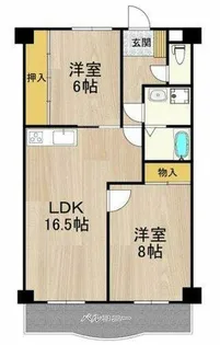 パレーシャル21【4階】の間取り