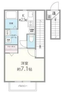 ヴィンヒル23【2階】の間取り