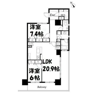 ロイヤルパークス千種【3階】の間取り