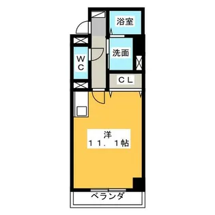 ホウケン八幡【2階】の間取り