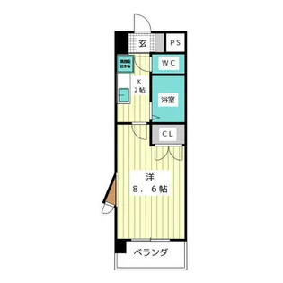 フラワール駒方【2階】の間取り