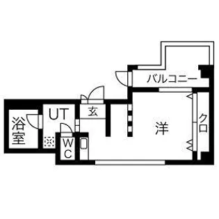 クレアジオーネ中之島西【1階】の間取り
