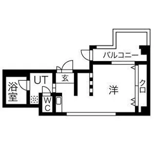 クレアジオーネ中之島西【1階】の間取り