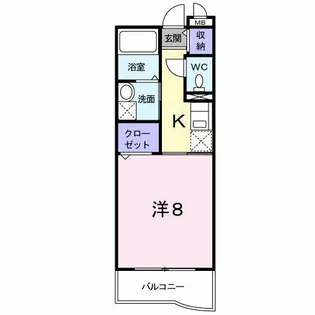 ソレイユ【2階】の間取り