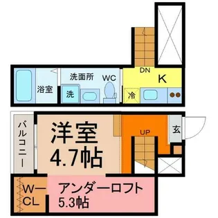 フレシールA(フレシールエー)【2階】の間取り