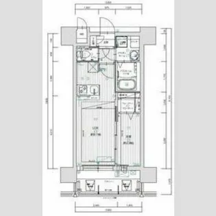 グランフォーレ博多駅プレミア【4階】の間取り