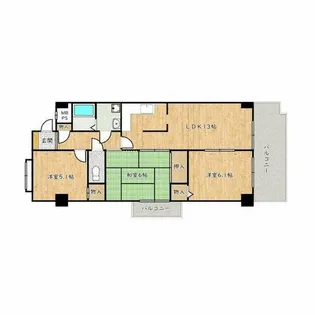 大阪府富田林市須賀2丁目【アパート】の間取り