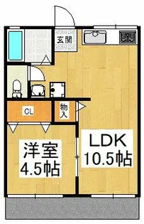 阪口ハイツ【1階】の間取り