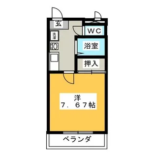 コーポドリーム【1階】の間取り