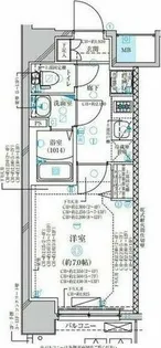 ディアレイシャス名古屋太閤通Ⅲ【11階】の間取り