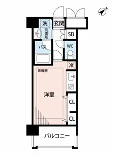アイセレブ箱崎浪漫邸【4階】の間取り