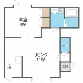 條野ハイツGII【2階】の間取り