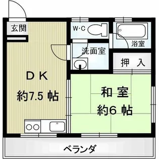 ラビス王塚公園【2階】の間取り