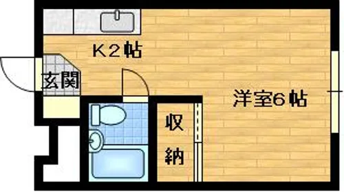セリバテール若宮【2階】の間取り
