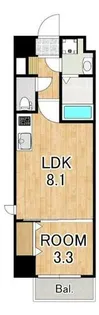 ZenithCourt草津大路【7階】の間取り