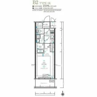 ディアレイシャス名古屋太閤通Ⅳ【8階】の間取り