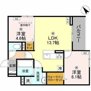 ALTAMAISON東雲【3階】の間取り