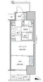 パークアクシス名古屋山王橋【2階】の間取り