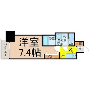 S-RESIDENCE名駅南【9階】の間取り