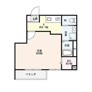 メゾンベール大松【1階】の間取り