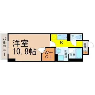 ランドハウスグランドウエスト【4階】の間取り