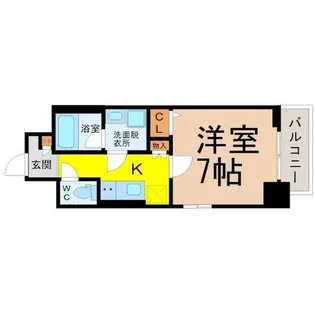 アクアコート大曽根【4階】の間取り