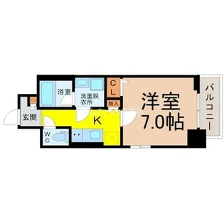 アクアコート大曽根【4階】の間取り