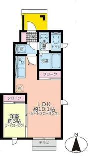 ポートハウス【1階】の間取り