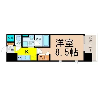 愛知県名古屋市中区大須3丁目【マンション】の間取り