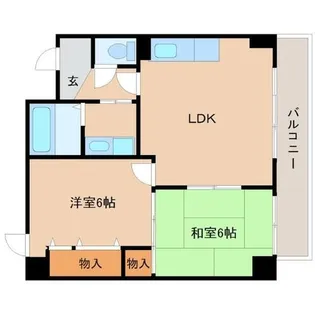 兵庫県尼崎市大庄北2丁目【マンション】の間取り